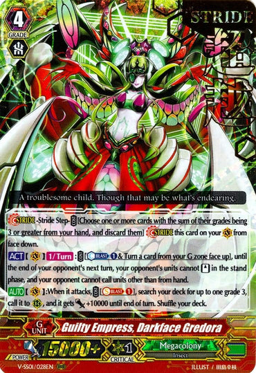Guilty Empress, Darkface Gredora (Hot Stamped) (V-SS01/028EN) [Premium Collection 2019]