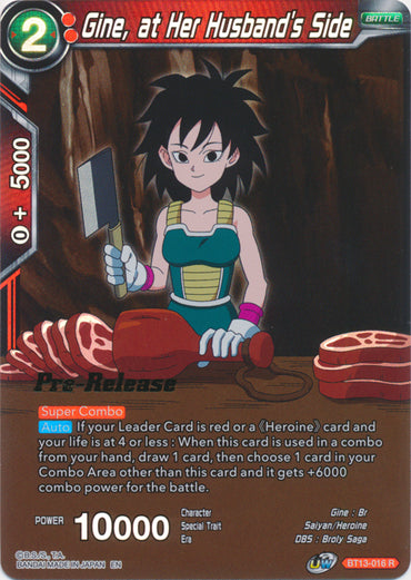 Gine, at Her Husband's Side (BT13-016) [Supreme Rivalry Prerelease Promos]