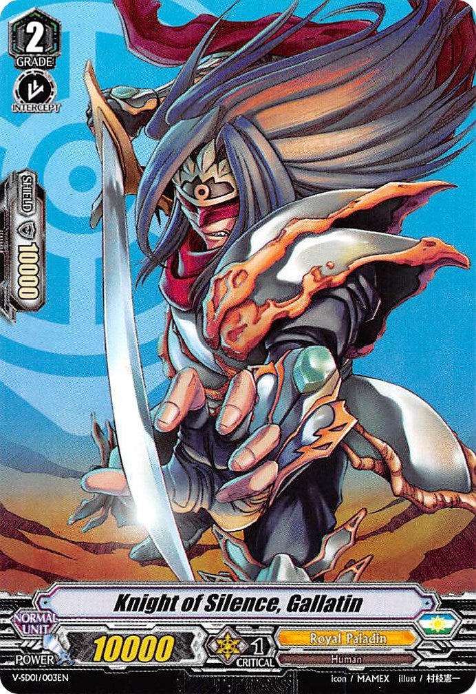 Knight of Silence, Gallatin (V-SD01/003EN) [2018 Free Experience Deck 