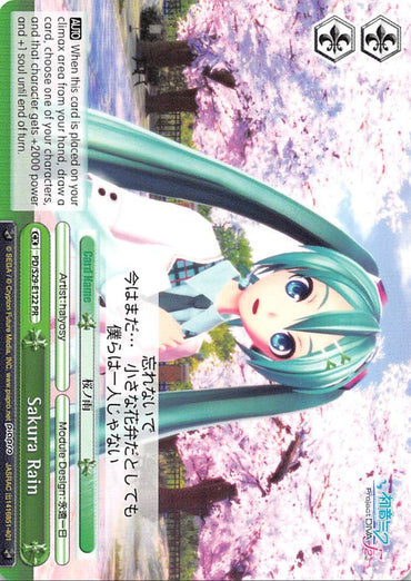 Sakura Rain (PD/S29-E122 PR) (Promo) [Hatsune Miku: Project DIVA F 2nd]