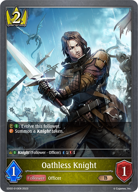 Oathless Knight (SD02-010EN) [Blade of Resentment]