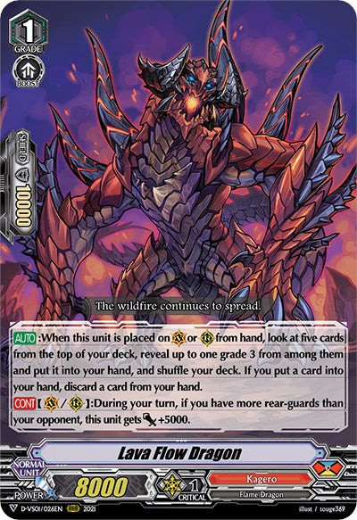 Lava Flow Dragon (D-VS01/026EN) [V Clan Collection Vol.1]
