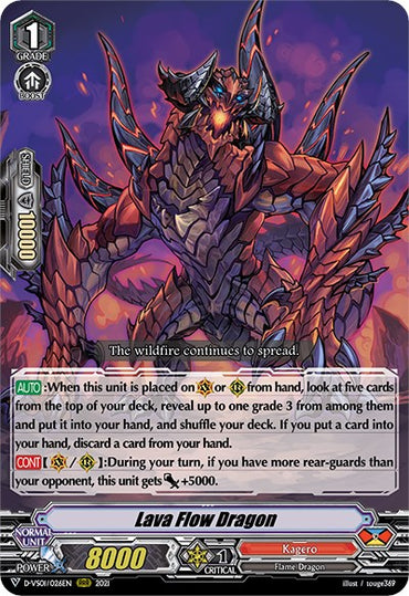 Lava Flow Dragon (D-VS01/026EN) [V Clan Collection Vol.1]