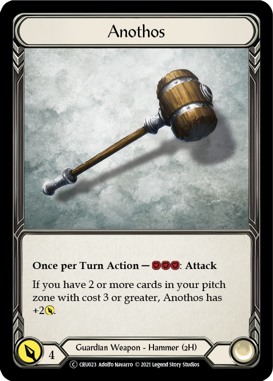 Anothos [U-CRU023-RF] (Crucible of War Unlimited)  Unlimited Rainbow Foil