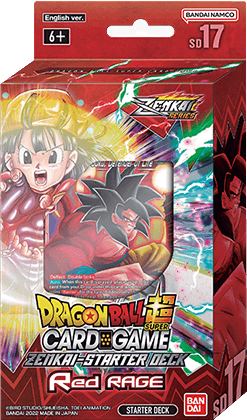 DRAGON BALL SUPER CARD GAME Starter Deck 17 -RED RAGE- [DBS-SD17]