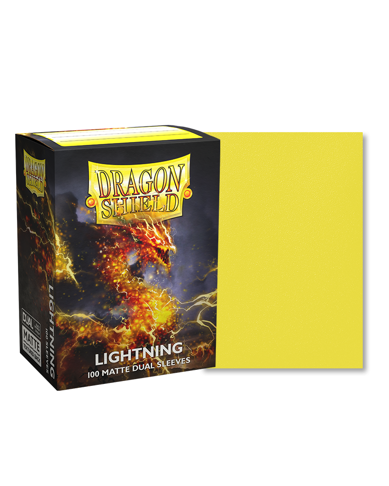 Dragon Shield Lightning - Matte Dual Sleeves - Standard Size