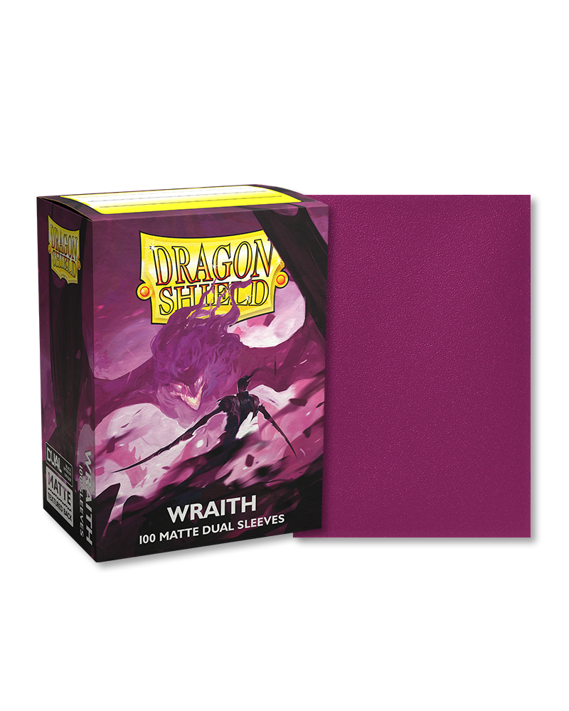 Dragon Shield Wraith - Dual Matte Sleeves - Standard Size